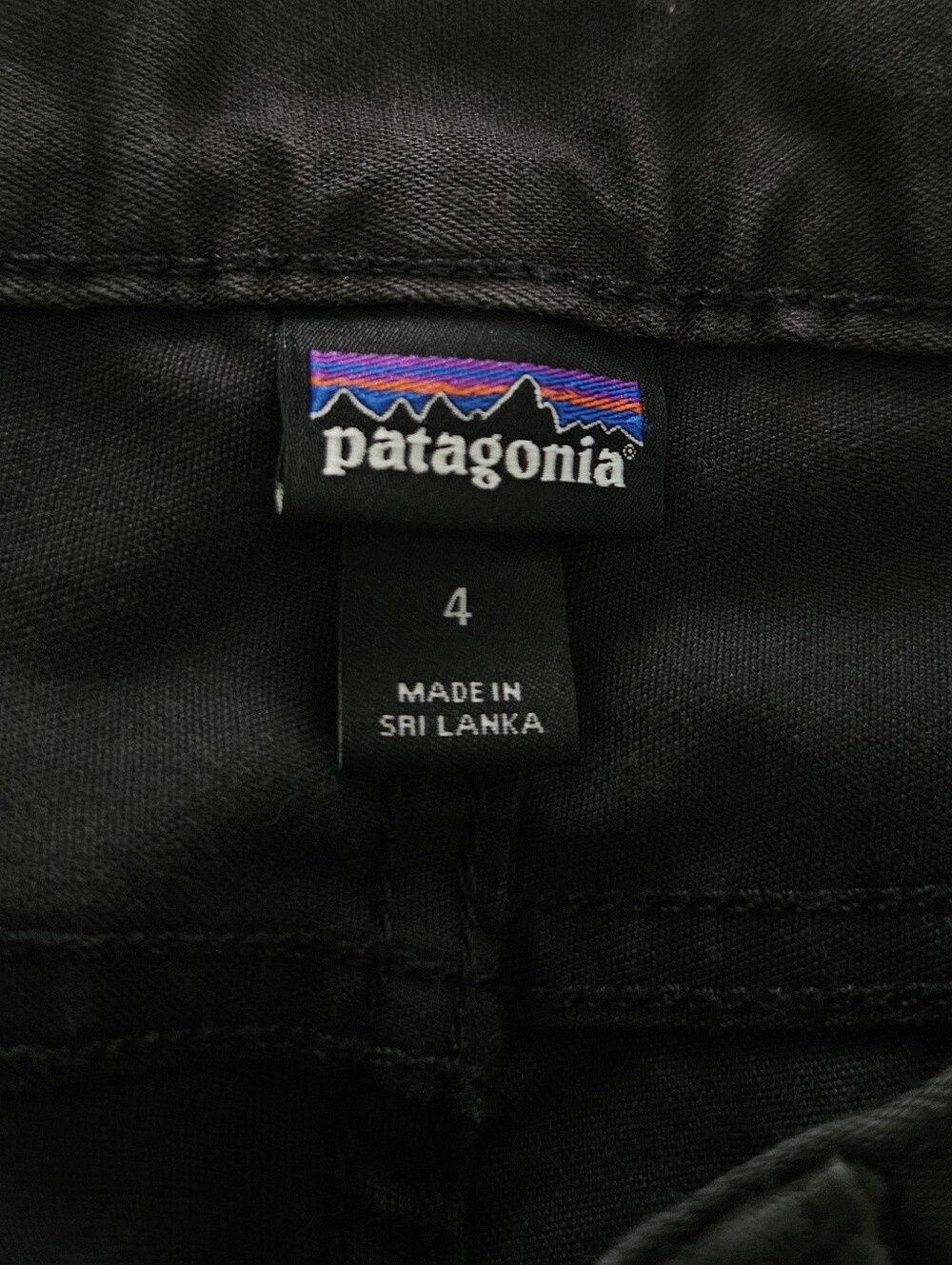 Patagonia Pinyon Pines Pants Charcoal Gray Organic Cotton Twill Size 4 - Picture 7 of 13